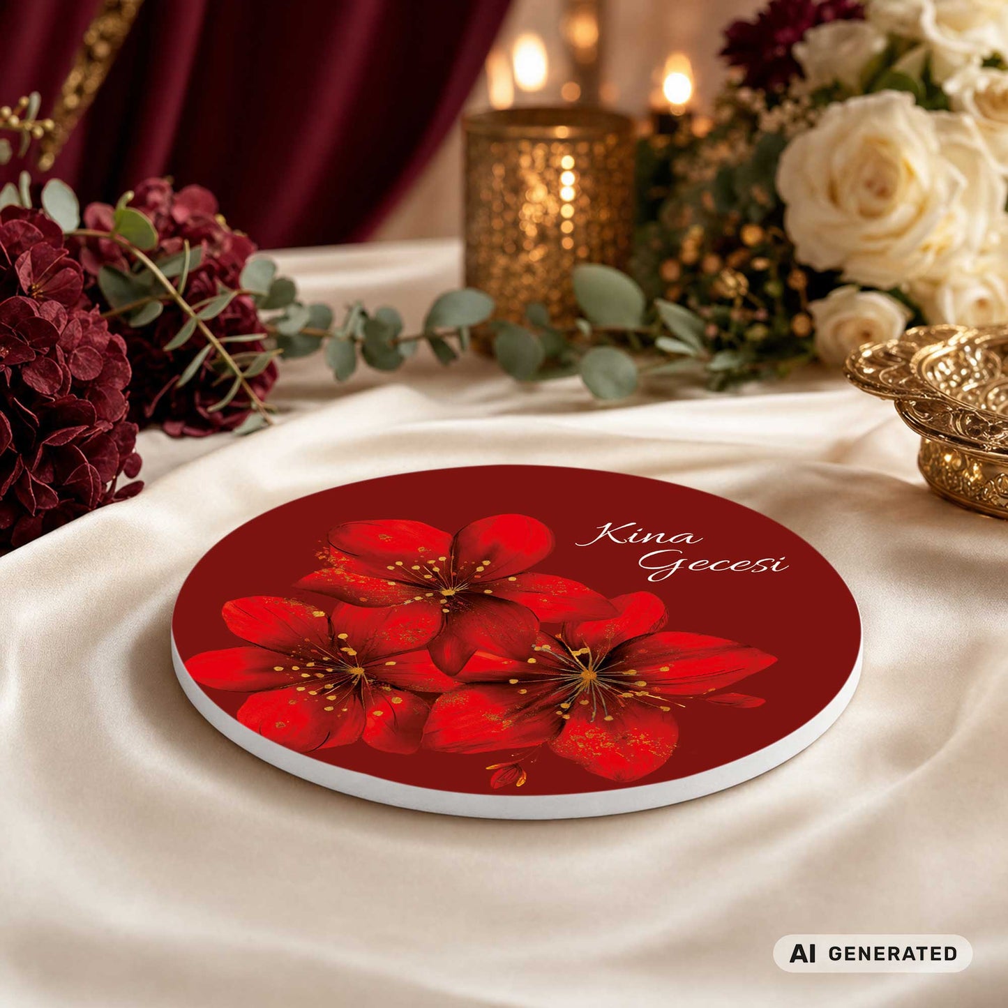 Wild Romance Untersetzer – Kına Gecesi Henna-Abend – Produktfoto