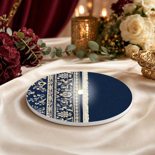 Orient blau | leuchtender Untersetzer